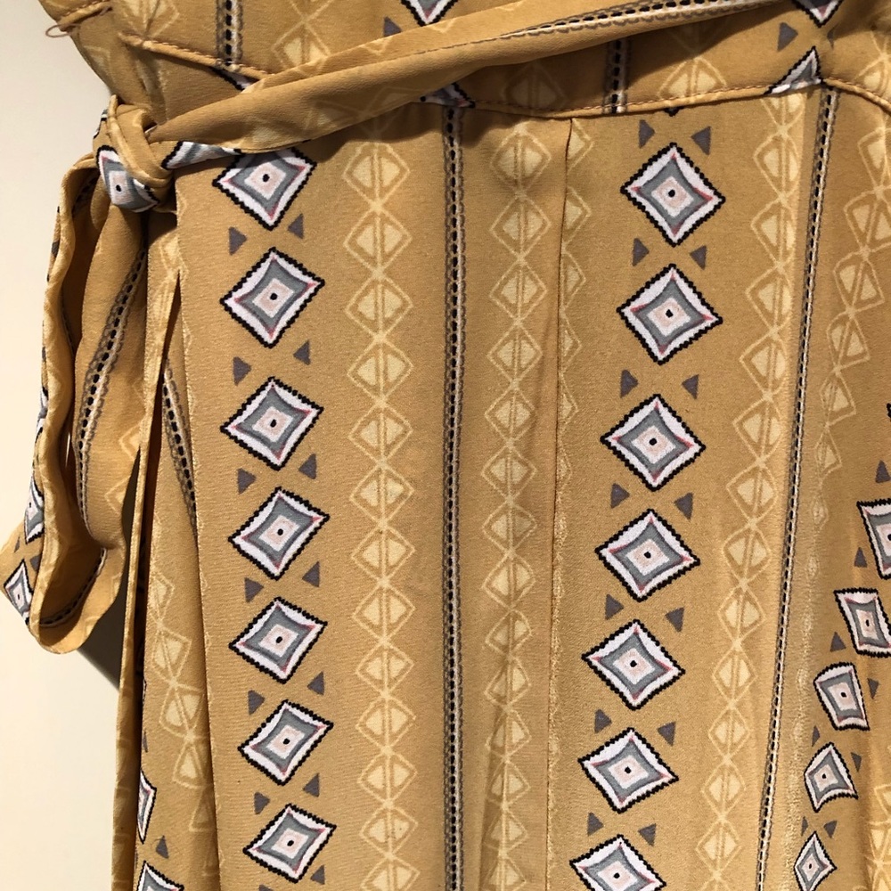 Mustard yellow wrap dress. Only worn twice.